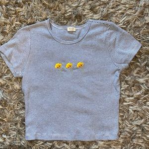 PacSun John Galt Brandy Melville one size California baby tee top t-shirt top